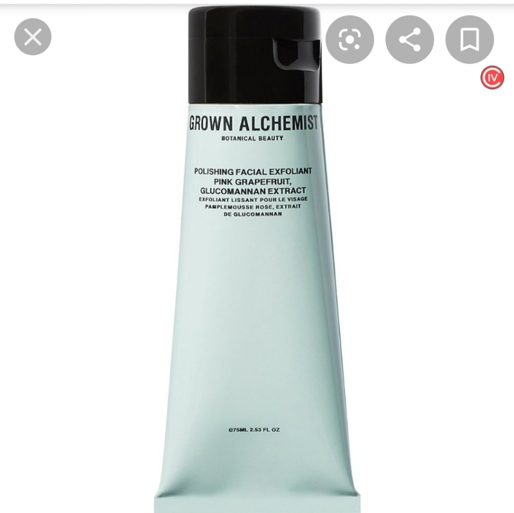Grown Alchemist Exfoliant with pink grapefruit